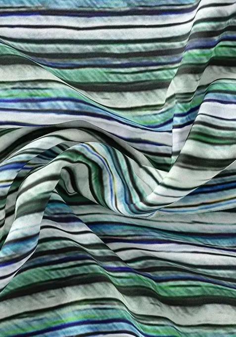 Multicolor Printed Georgette Lehenga Set