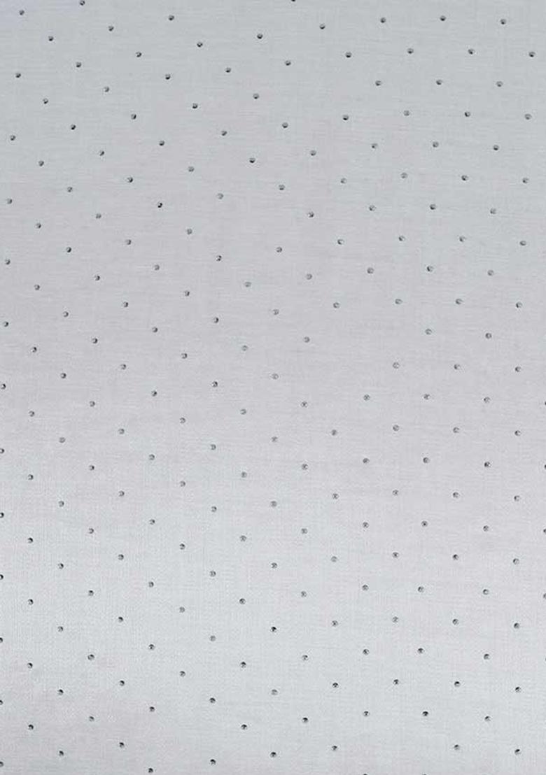 Cream Stone Work Satin Lehenga Set - Indya