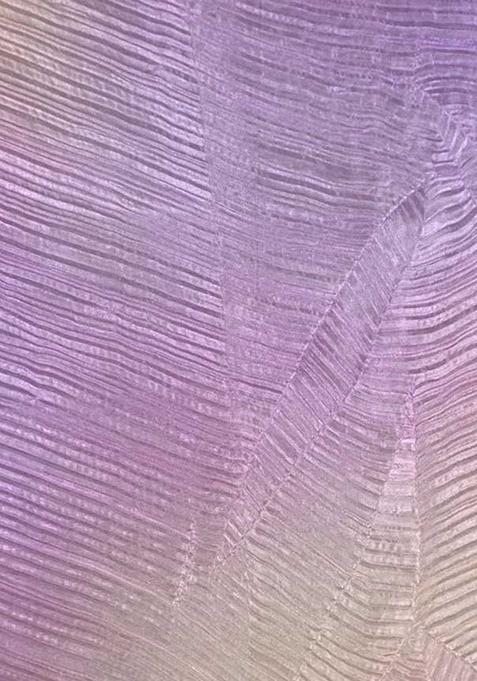 Multicolor Printed Organza Lehenga Set