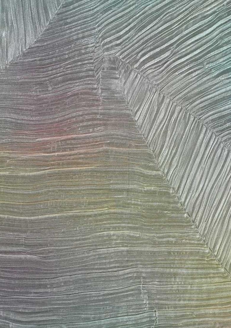 Multicolor Printed Organza Lehenga Set