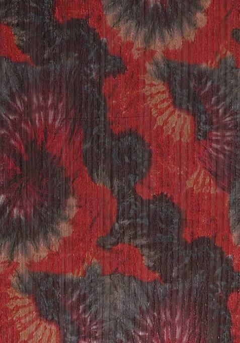 Multicolor Printed Pleated Lurex Lehenga Set