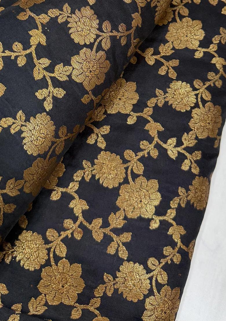 Maroon Brocade Lehenga Set - Indya