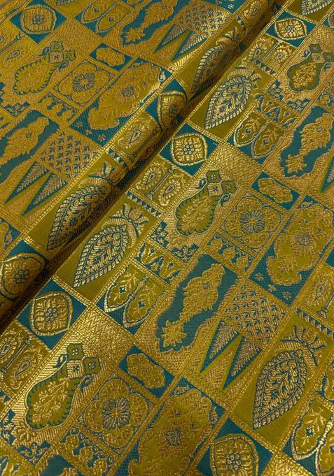 Green Brocade Lehenga Set