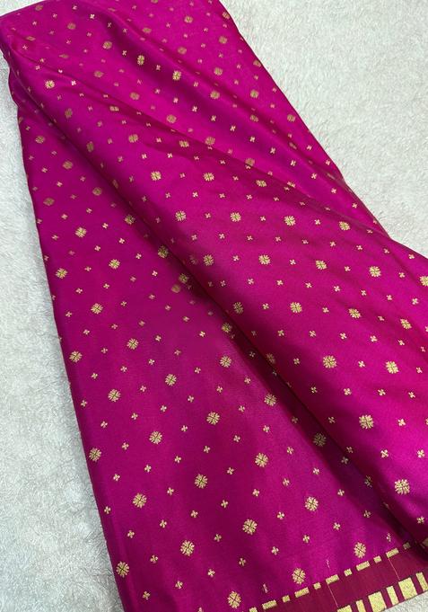 Pink Sequin Georgette Lehenga Set