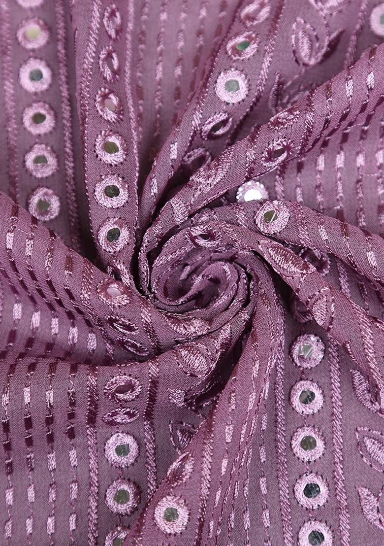 Pink Sequin? Blouse Georgette Lehenga Set