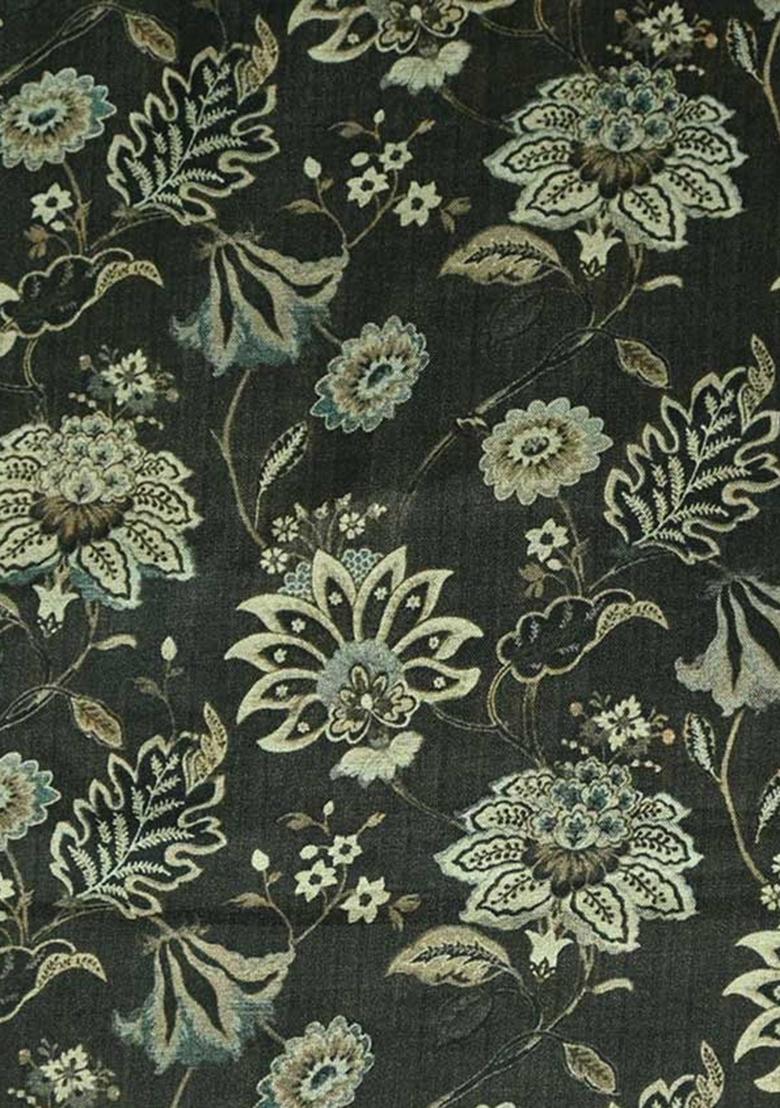 Green Printed Tussar Lehenga Set