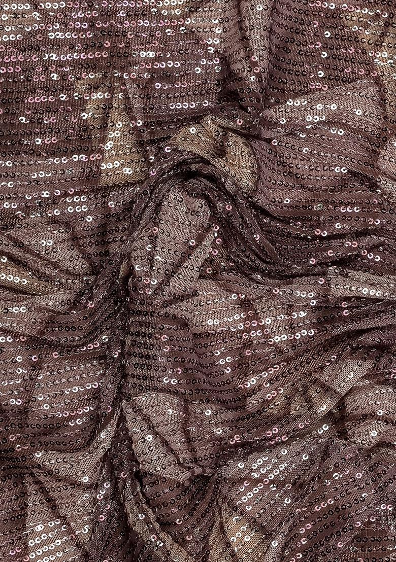 Mauve Embellished Georgette Lehenga Set