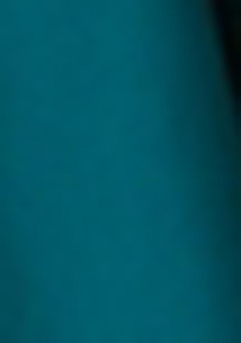 Teal Green Zari And Bead Silk Lehenga Set