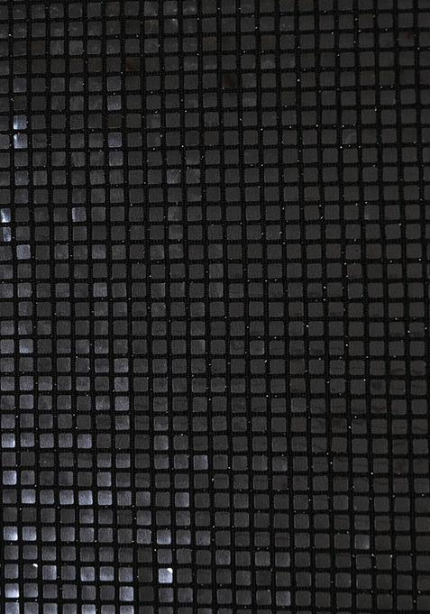 Black Embellished Blouse Satin Lehenga Set