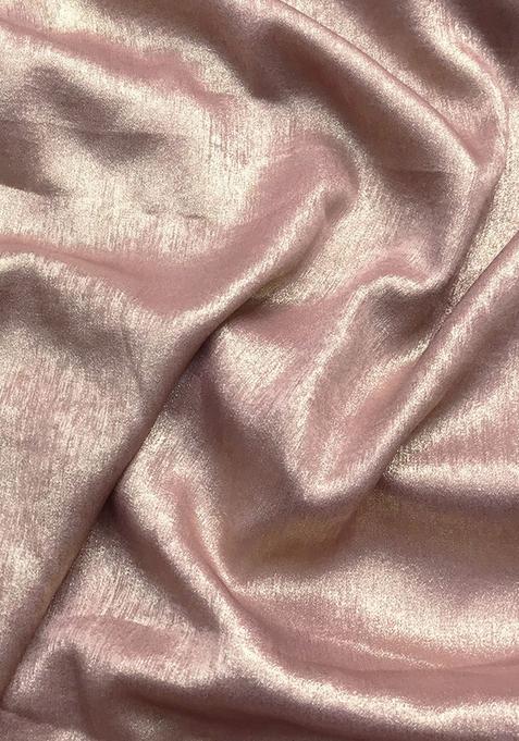 Onion Pink Shimmer Double Georgette Lehenga Set