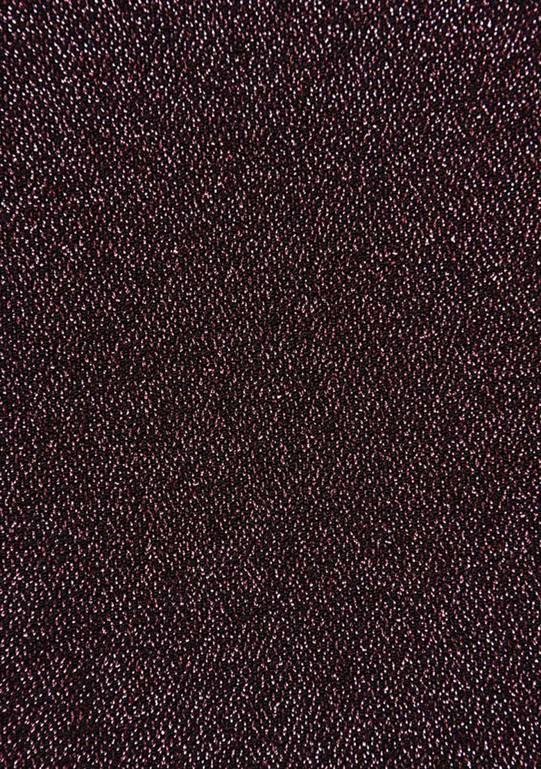 Purple Solid Lurex Lehenga Set - Indya