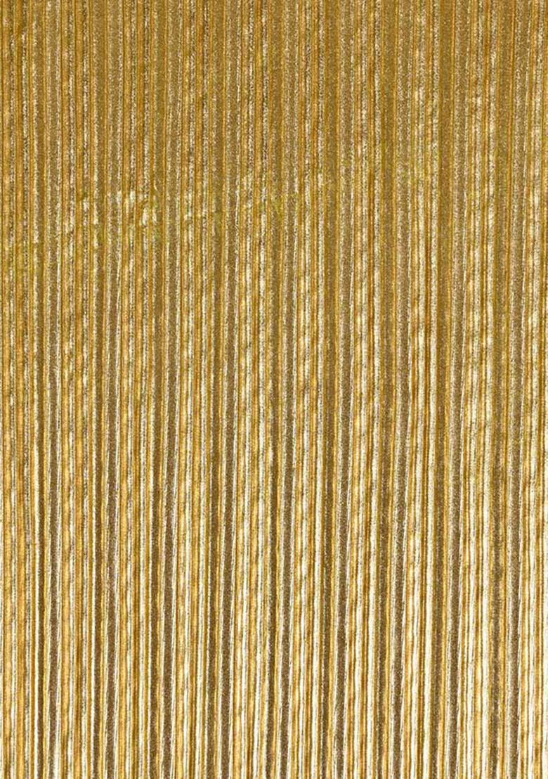 Yellow Solid Poly Blend Lehenga Set - Indya