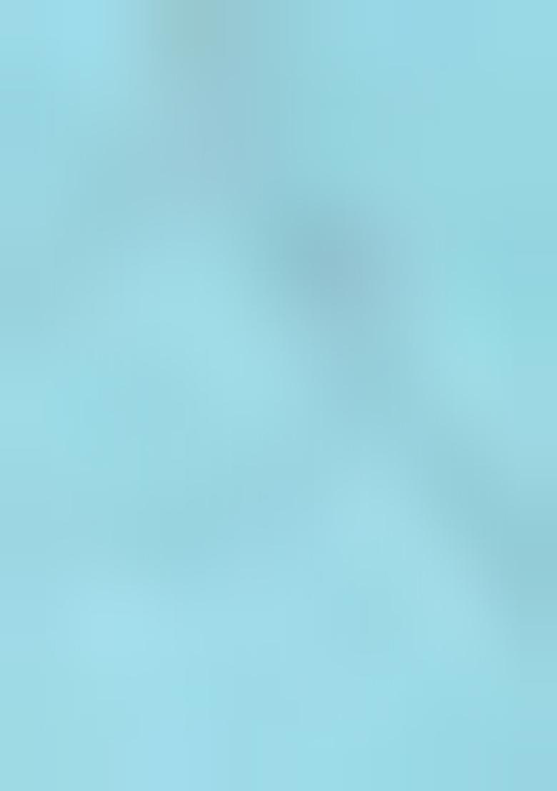 Blue Printed Satin Lehenga Set