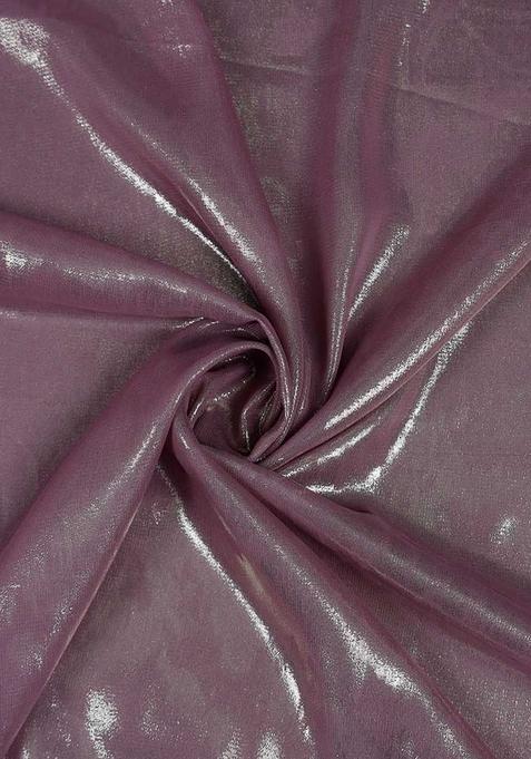 Onion Pink Solid Chiffon Lehenga Set