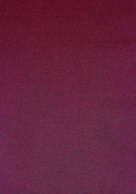 Red Solid Satin Lehenga Set