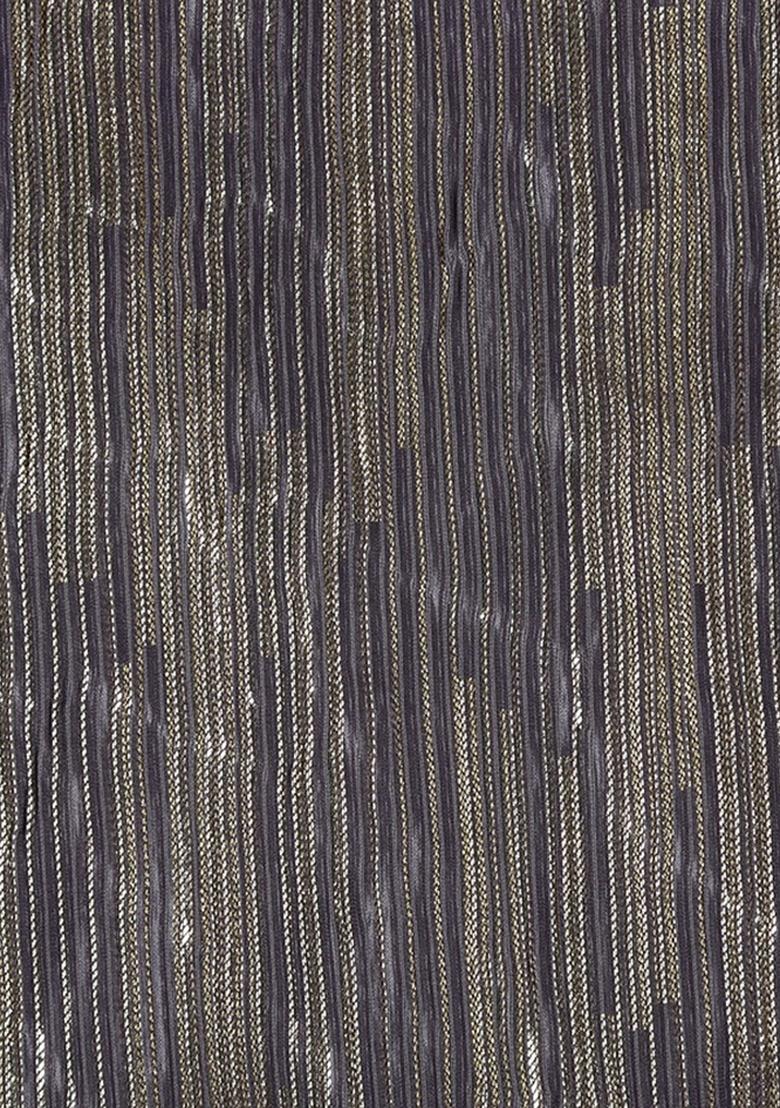 Gold Foil Printed Knit Lehenga Set - Indya