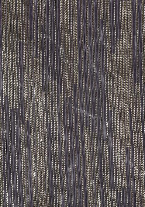 Gold Foil Printed Knit Lehenga Set