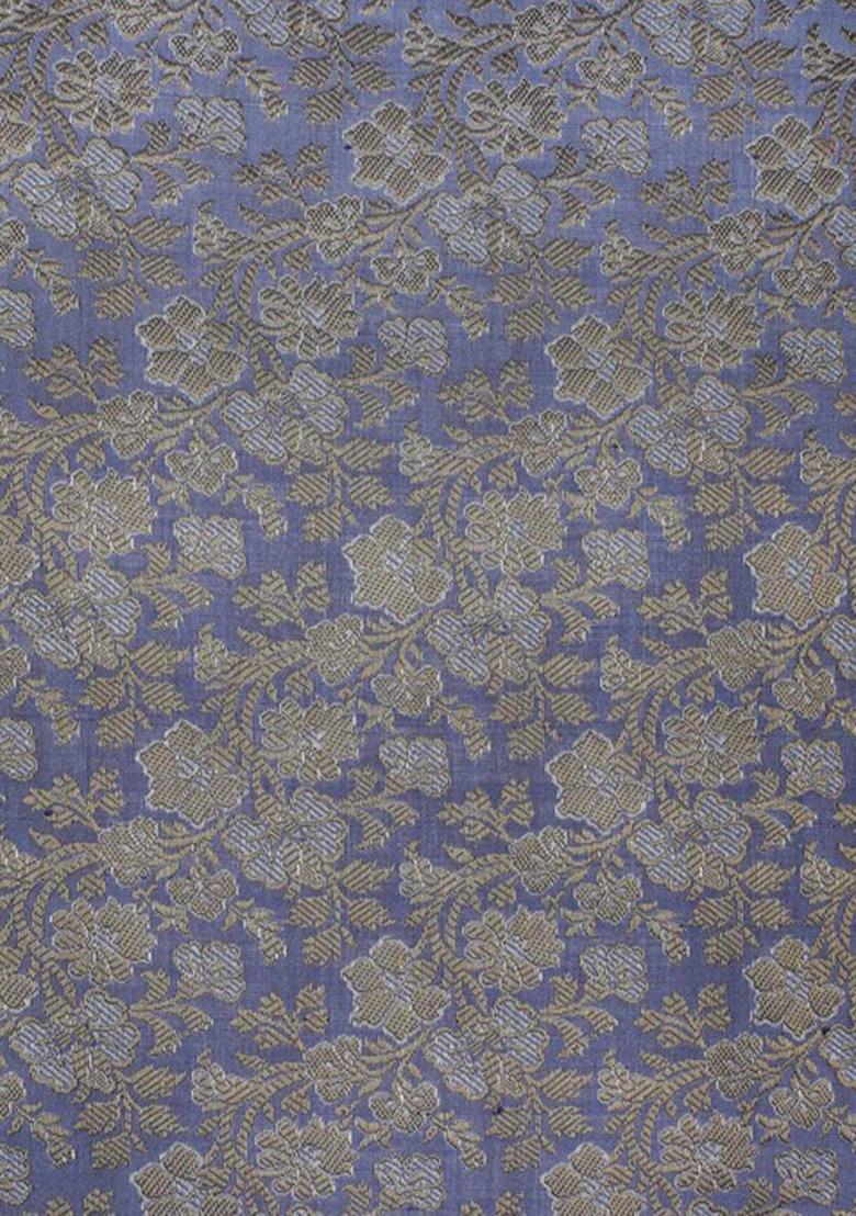 Purple Embroidered Lehenga Set - Indya