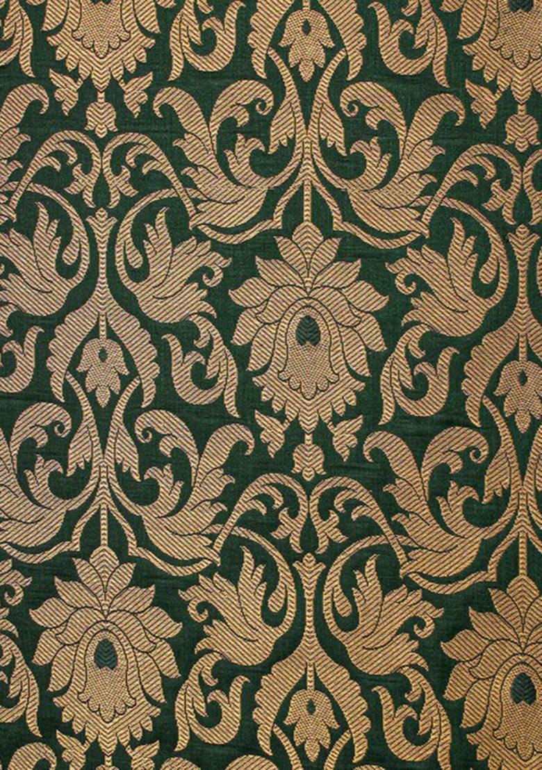 Green Embroidered Lehenga Set - Indya