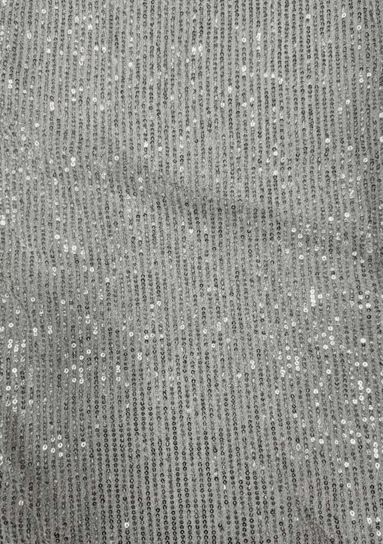 White Net Lehenga Set with Sequin for Diwali | Wedding & Festive Wear - Indya