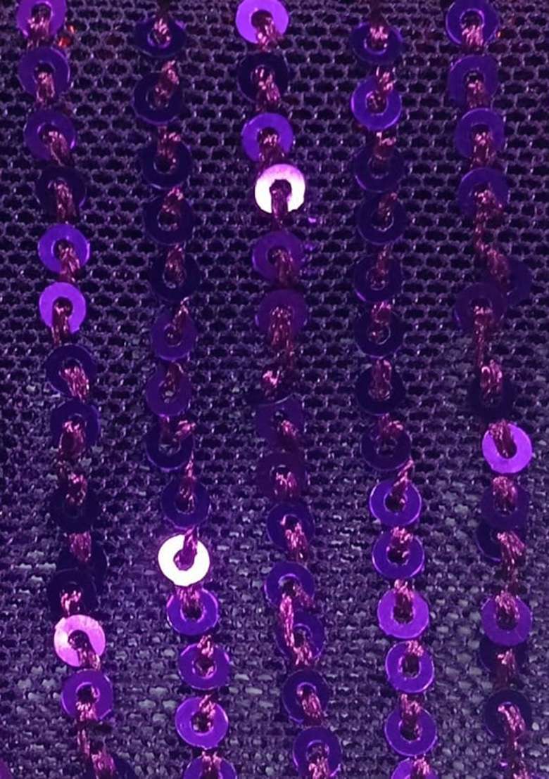 Purple Net Lehenga Set with Sequin for Diwali | Wedding & Festive Wear - Indya