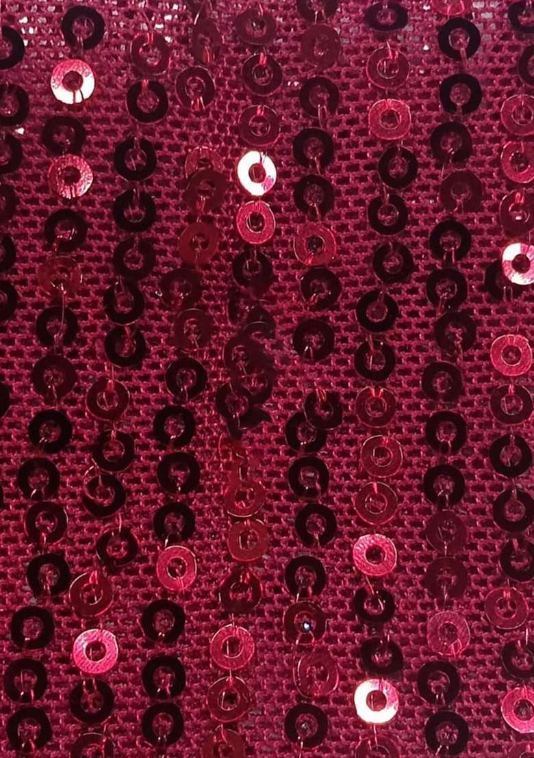 Maroon Sequin Net Lehenga Set for Diwali and Festive Wear - Indya