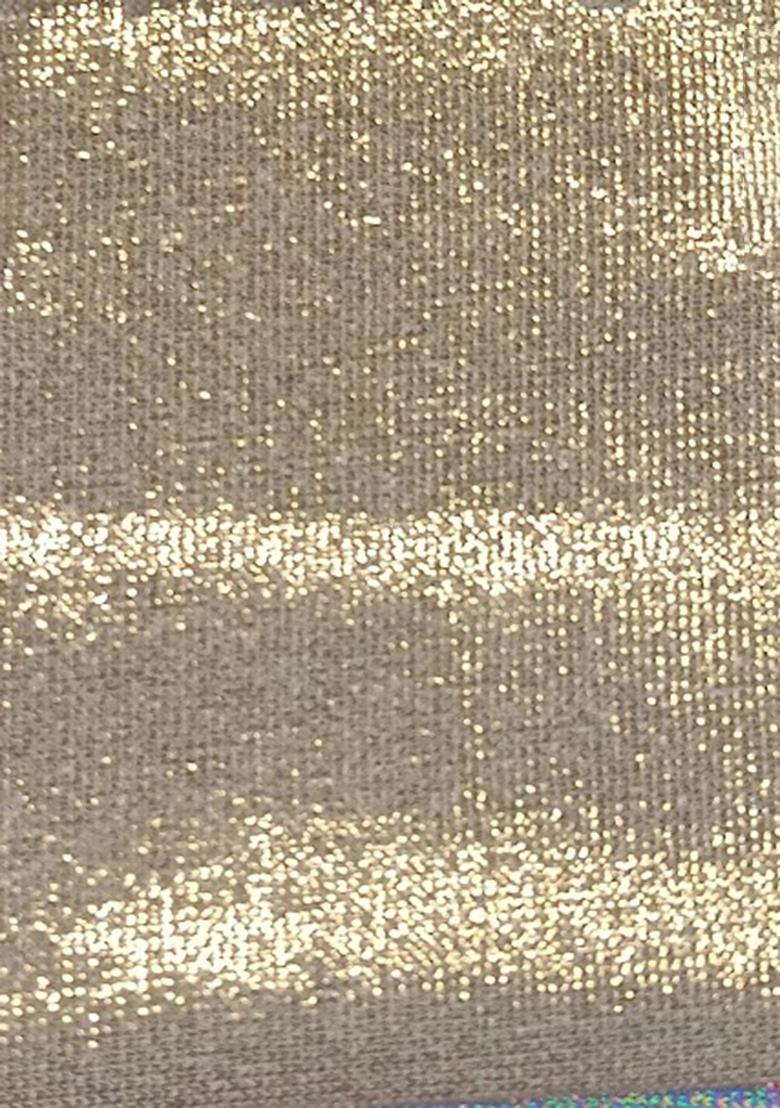 Champagne Sequin Lycra Lehenga Set - Indya