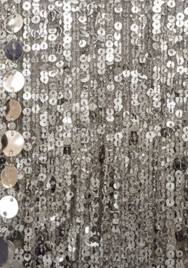 Smoke Grey Sequin Embellished Shimmer Lehenga Set for Diwali and Festive Wear - Indya