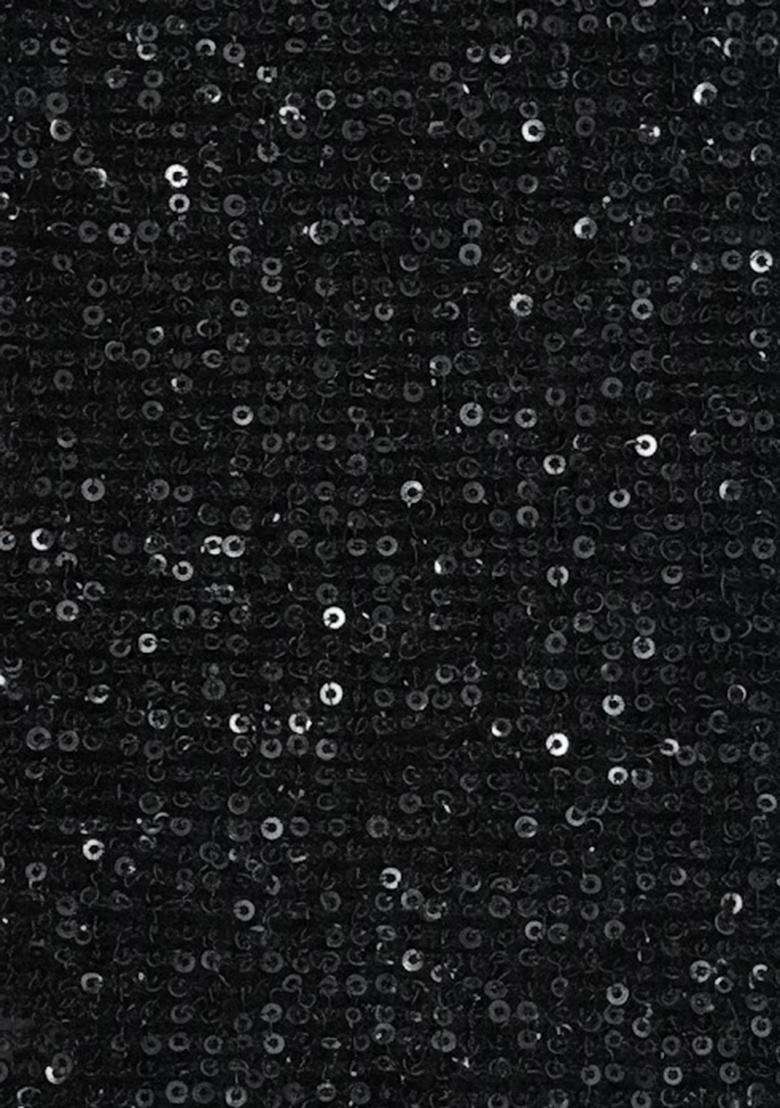 Black Sequin Net Lehenga Set for Diwali and Festive Wear - Indya