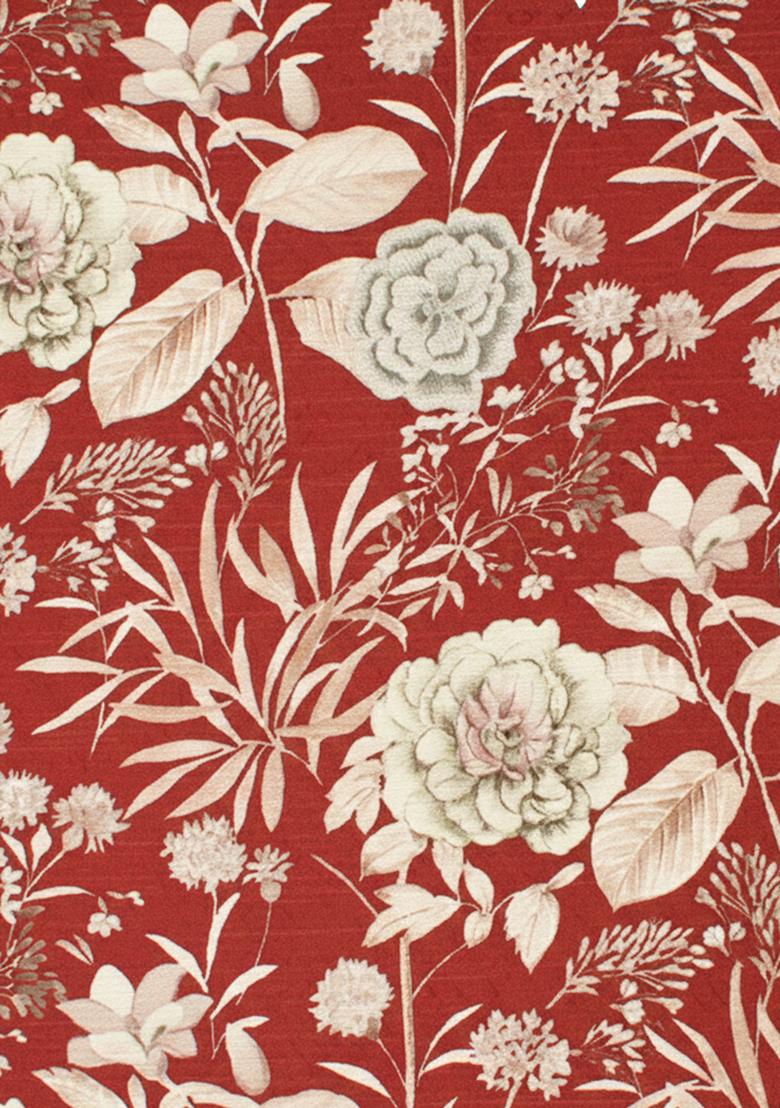 Pink Floral Print  Lehenga Set - Indya