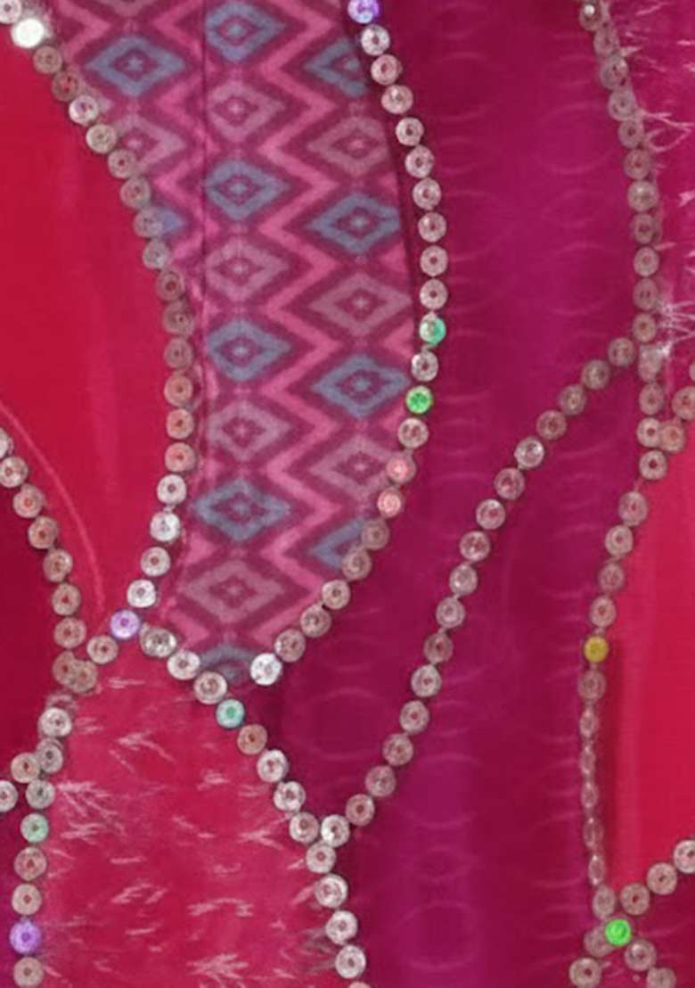 Rani Pink Embellished Lehenga Set - Indya