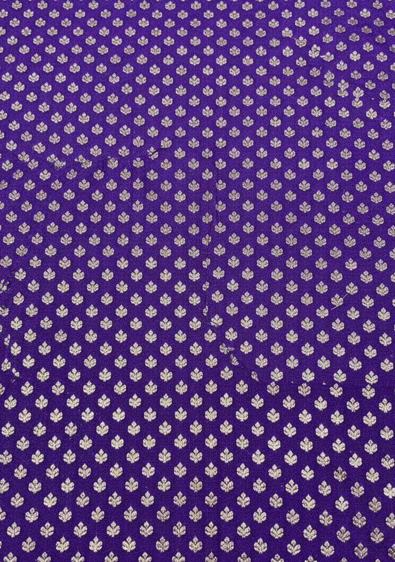 Royal Purple Silk Fusion Set - Indya