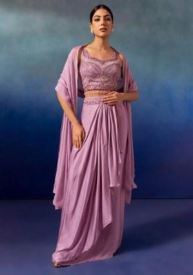 Orchid Embroidered Designer Lehenga Set