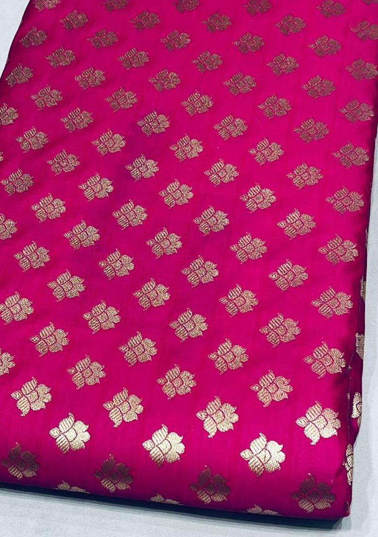 Rani Pink Brocade Fusion Set - Indya