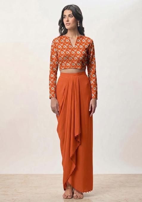 Orange  Silk Fusion Set