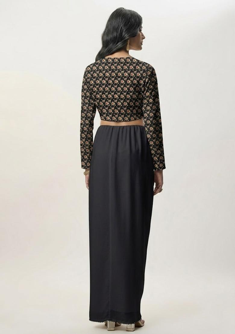Black Silk Fusion Set - Indya
