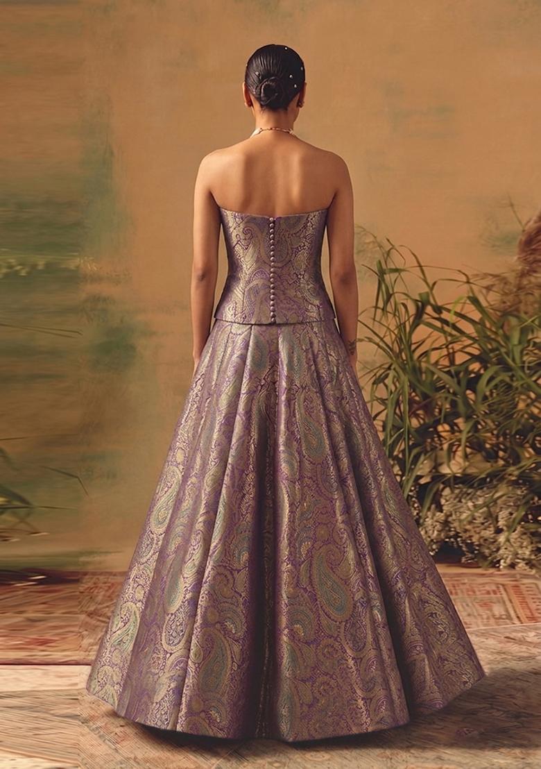 Multicolor Printed Lehenga Set - Indya