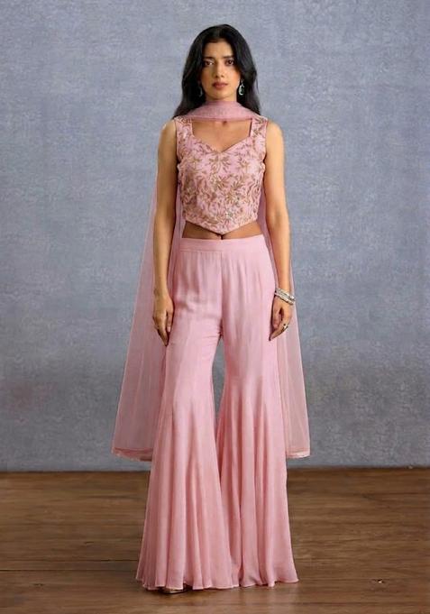 Deep Teal Embroidered Lehenga Set