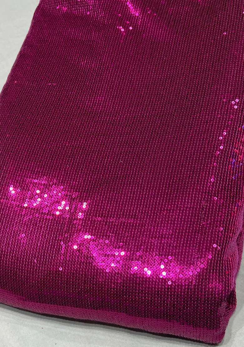 Magenta Lehenga Set with Sequin for Diwali | Wedding & Festive Wear - Indya