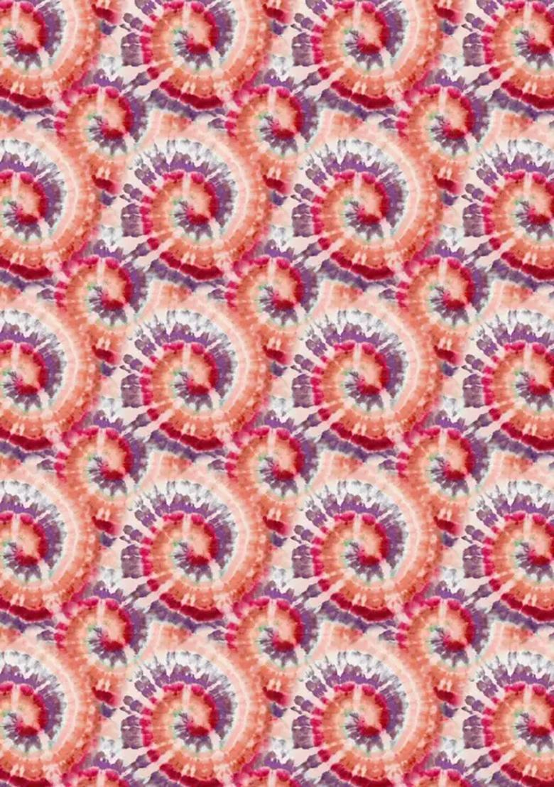Multicolor Printed Chiffon Fusion Set - Indya