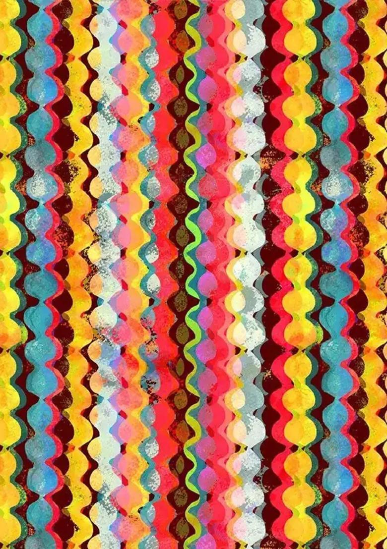 Multicolor Striped Georgette Co Ord Set - Indya