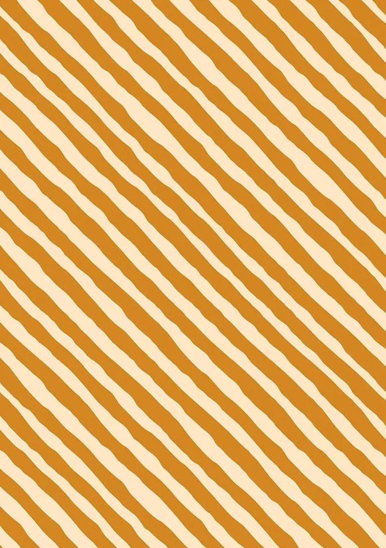 Yellow Striped Georgette Co Ord Set - Indya