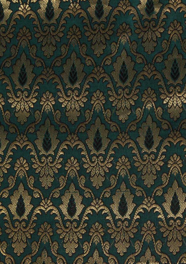 Green Brocade Co-Ord Set - Indya