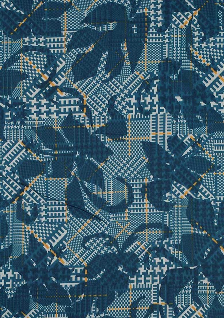 Blue Printed Cotton Co-Ord Set - Indya
