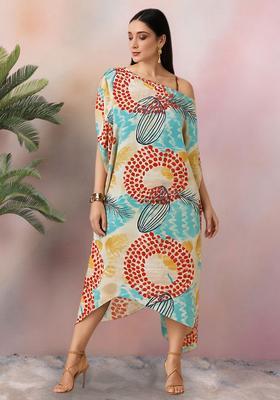 Multicolor Abstract Print Chinon Fusion Set
