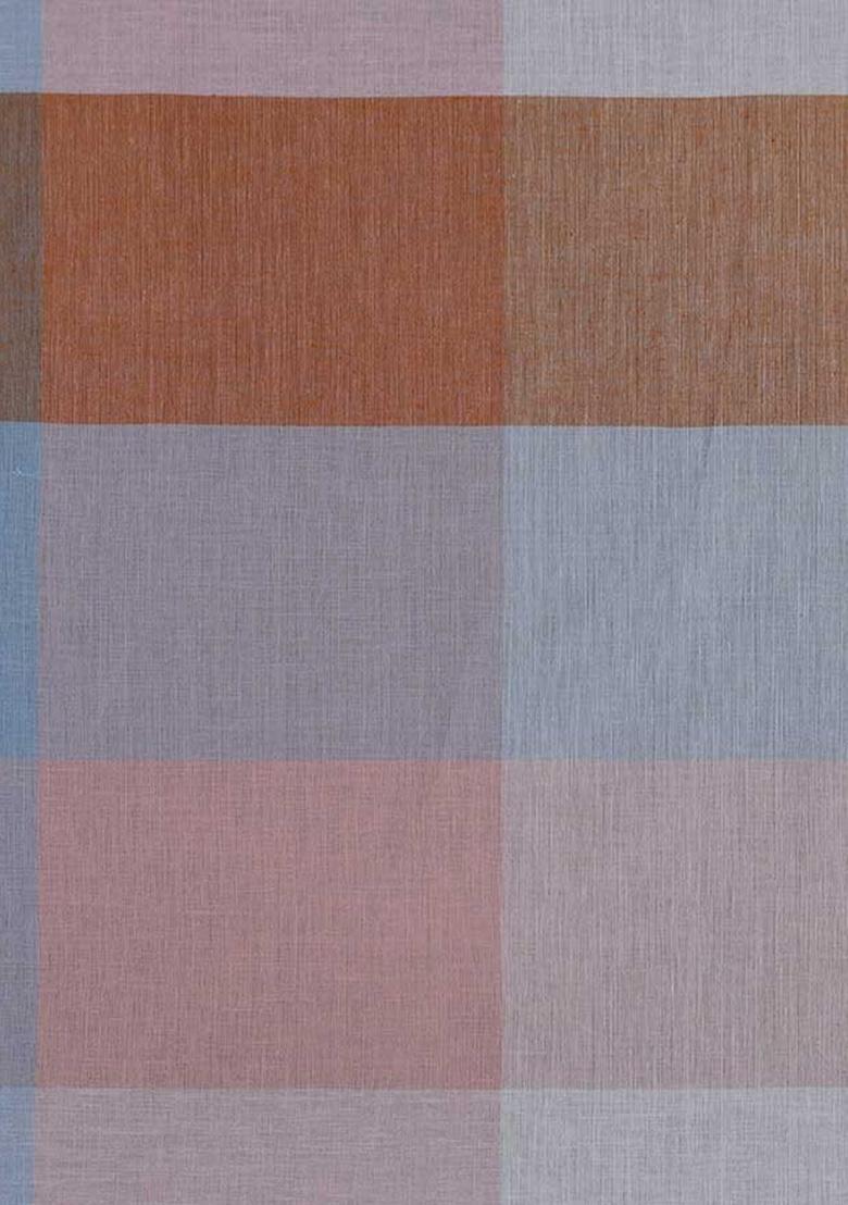 Multicolor Cotton Checked Dress - Indya