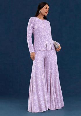 Lavender Jacquard Tissue Fusion Set
