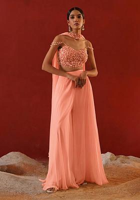 Peach Chinon Handwork Fusion Set