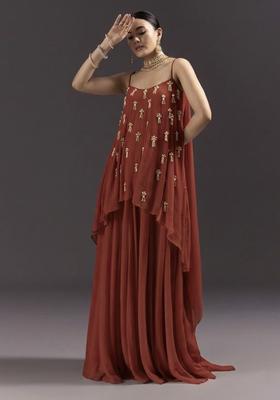 Brown Chinon Handwork Fusion Set