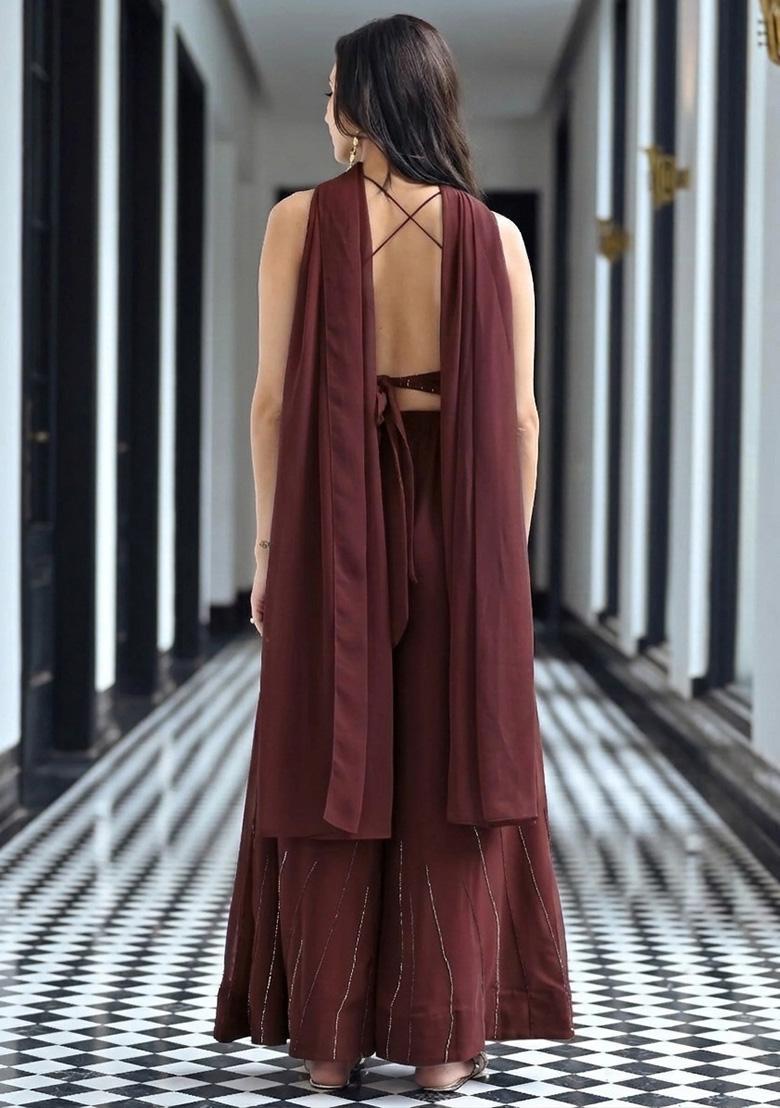 Wine Handwork Goergette Fusion Set - Indya